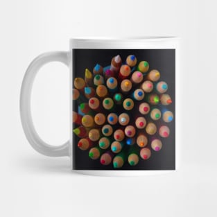 Pencils In Circle Container Mug